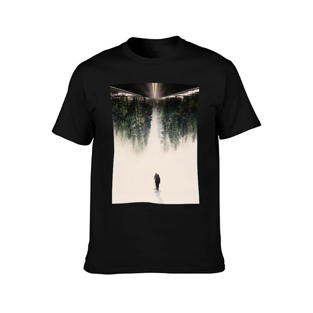 Neues Reise T-Shirt Lässig Locker Tägliches Trage T-Shirt