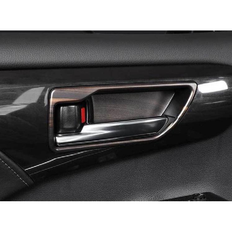 Fit For Toyota Highlander 2020-2022 Wood Grain Inner Door Bowl Sticker Trim 4pc