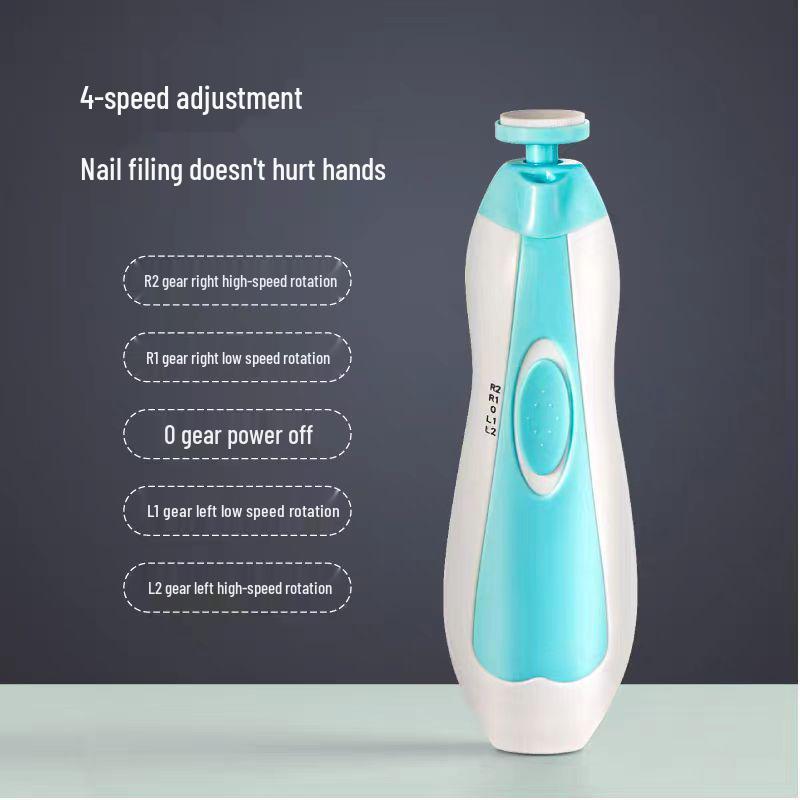 Newborn Baby Electric Nail Grinder & Clipper Set - Children's Care