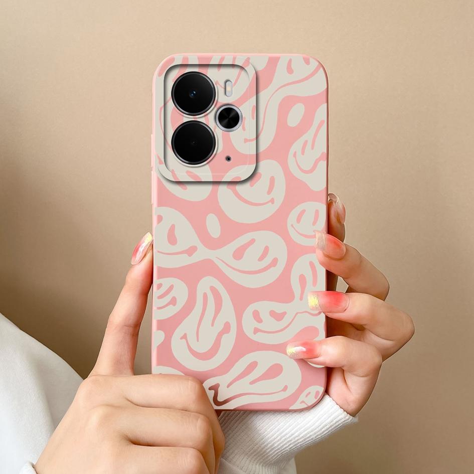 Case For Oppo A5 Pro Realme Narzo 10 30 60 C75x 14X 14 14T P3 For Beautiful Leopard Print Patterns Liquid Silicone Anti Fall Durable Covers Oppo Shell