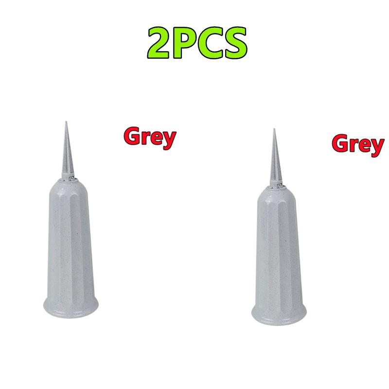 2/1PC Cemetery Vase with Spikes Plastic Floral Vase Holder for Gravestone Grave Yard Ground Outdoor Flower Marker Decorations