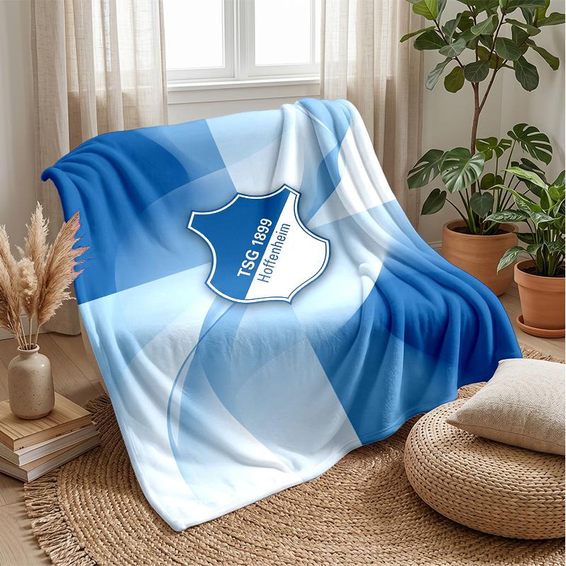 TSG Hoffenheim FC Soft Flannel Fleece Blanket Lightweight Cozy Warm Throw Blanket For Sofa Bed Home Decor