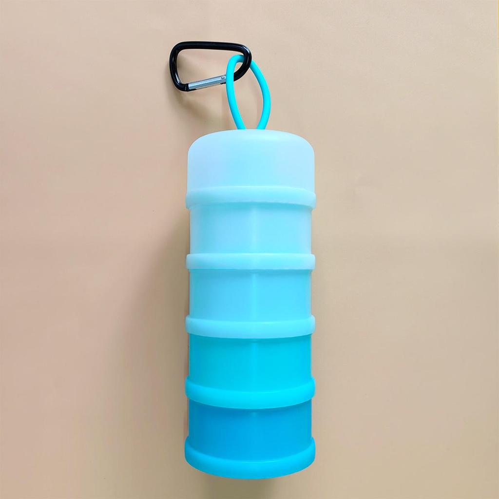 Portable Multi-Layer Baby Formula Box with Independent Compartments