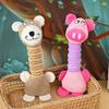 Pet Toys Cat and Dog Plush Toys Pet Bite-resistant Sound Grinding Teeth Cleaning Toys Anti-troublesome Dog Relief