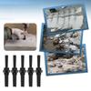 5pcs 125x14mm Stone Splitting Tool Wedge Feather Shims  Marble Granite Concrete Rock Splitters Splitting Chisel Hand Tool