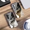 Transparent Crystal Apple For Samsung Galaxy A14 4G 20 30 52 20S 21S 22 32 33 34 42 50 51 53 54 70 71 72 73 5G Glass Phone Case