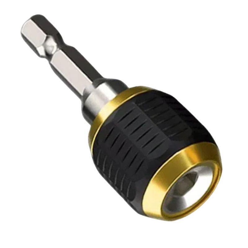 Hex Shank Quick-Release Drill Adapter with Self-Locking Socket