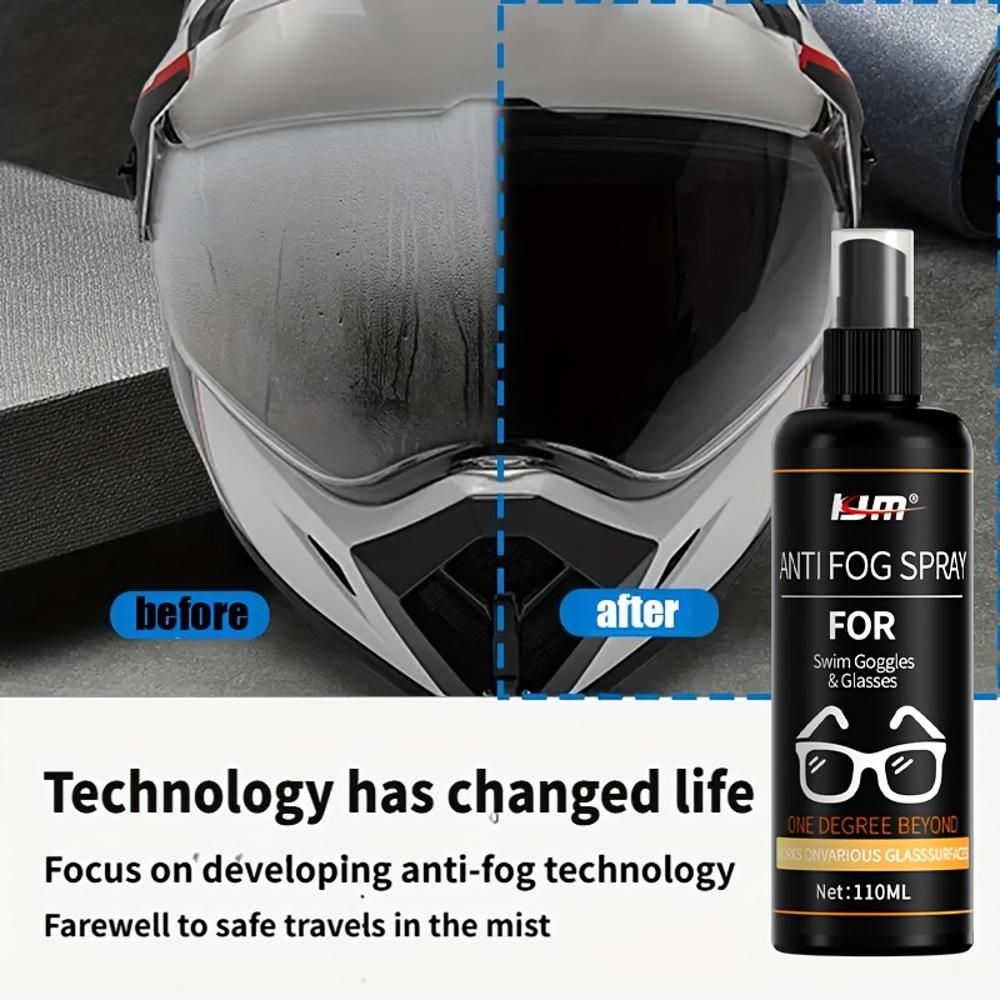 Multifunktionales Anti-Beschlag-Spray - Nano-Anti-Beschlag-Mittel, geeignet für verschiedene Arten von Glas wie Brillen, Autoscheiben und Spiegel