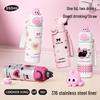 COOKER KING Meow Meow Kids Insulated Straw Cup