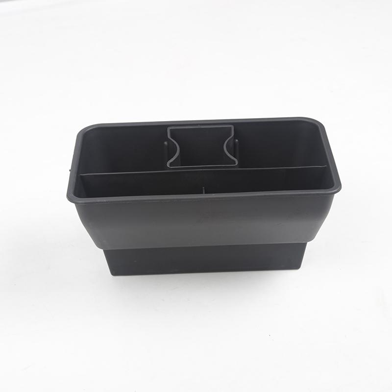 

New For Tesla Model 3 Y 2024-2024 Car Rear Storage Box Flocking/ABS Organizer Containers Auto Interior Modification Accessories