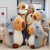 Soft And Cuddly Shark To Capybara Plush Toy Pillow Ideal For Kids And Adults