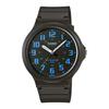 Standard Analog Quartz Wristwatch MW-240-2BV, Men's, Black and Blue, No Presentation Box, International Model [Parallel Import]
