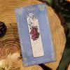 1pc Vintage Metal Bookmark, Romantic Flower Series For Planner, Hanging Decor, Book Clips, School Supplies, Back To School