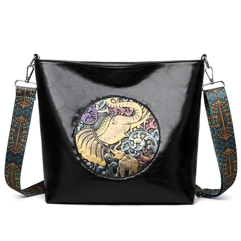IELGY Retro Simple Shoulder Small Square Bag Trendy Fashionable All-Match Portable Diagonal Bag