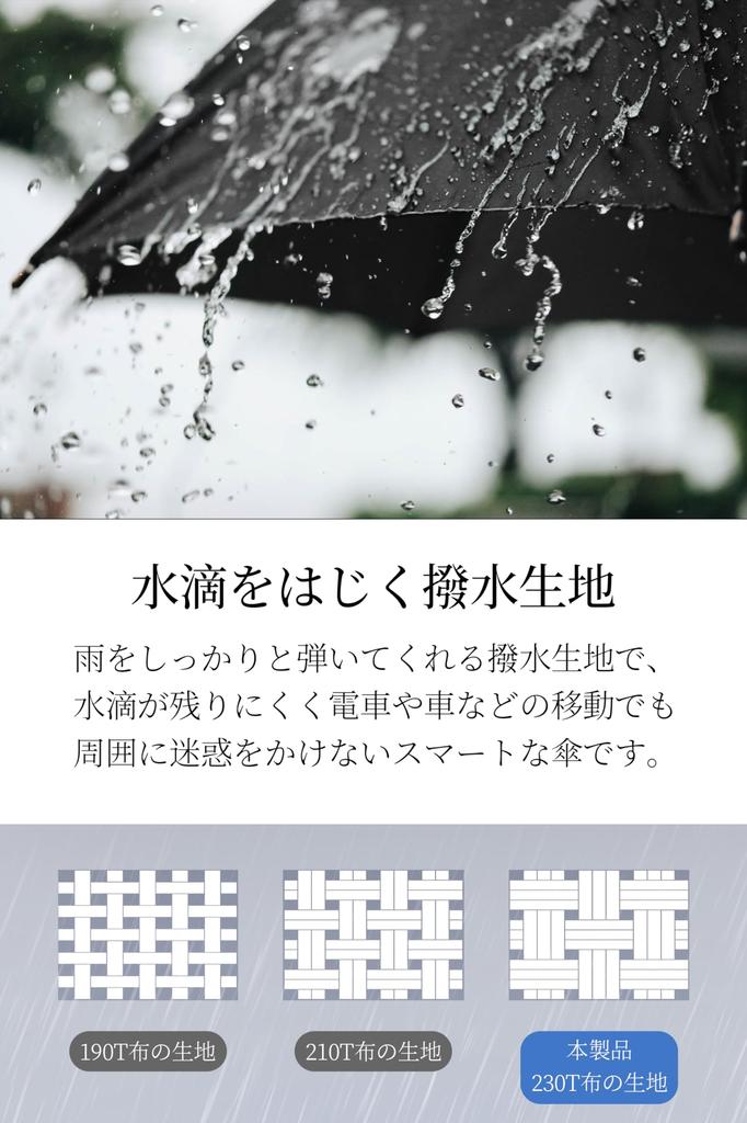 SUKIO Long The Perfect Adult Solid Opening Jump Super Teflon Suitable for Rain or Includes Umbrella Pouch Umbrella, 16-Rib Fiberglass, 65cm, Umbrella,