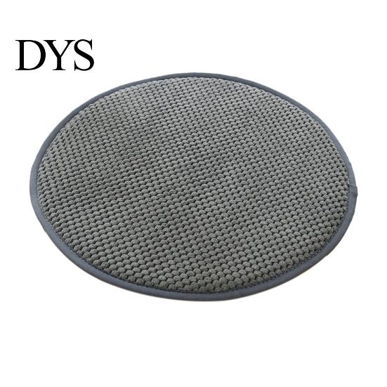 Corduroy Circular Seat Pad Round Stool Pad, 15.75" Non-slip Cushion Soft Sponge for Home Bar Stools Chair
