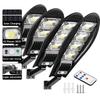 Outdoor LED Solar Lights Garden Street Light With Motion Sensor and Remote Control Waterproof Wall Light for Garage Floodlight