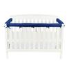 Crib Rail Covers Soft Mesh Protectors For Teething, Corner Guard Coverage Straps For Full Size Crib Edge Covering