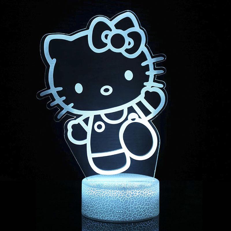Anime Cartoon Character LED Night Light with Remote Control for Decorative Projection and Bedside Ambiance, Perfect Birthday Gift.