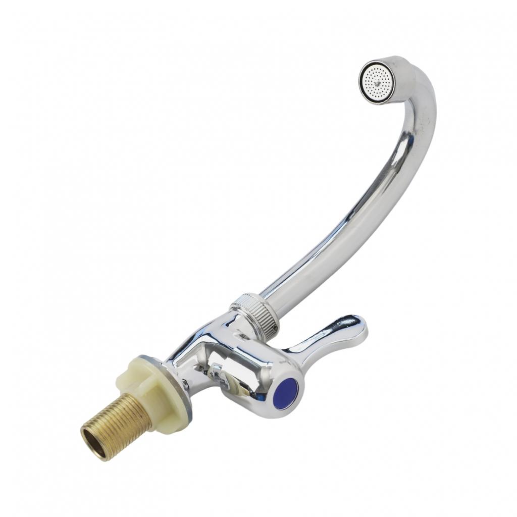 1pc Kitchen Faucet Sink Faucet 360° Rotation Plastic Steel