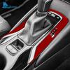 Real Soft Carbon Fiber Car Center Console Gear Shift Panel Sticker For Toyota Corolla     RHD LHD Accessories