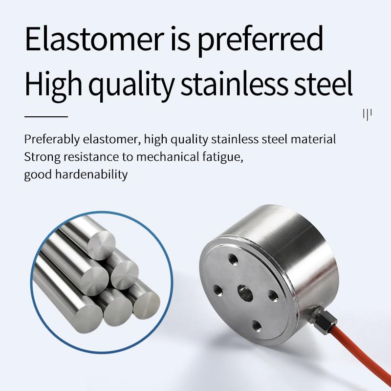 QILICHUANGAN Wägezelle, Hochpräzisions-Drucksensor, Messbereich 0-200 kg, Edelstahl, IP65/66 Wasserdicht (0-20KG)