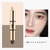 GECOMO Double Headed Multifunctional Makeup Stick, Highlight Shadow, Matte Brightening Face No Shadow 2-in-1, (02# Natural Color)