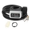 6 Wire Thumb Throttle with ONOFF Switch Battery Indicator 22mm Aperture for Electric Bike