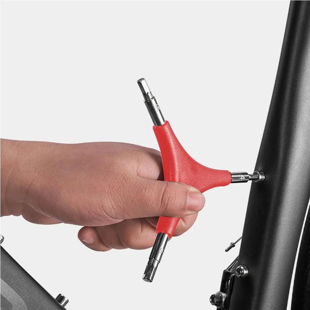 Three Way Hex Wrench Practical Y-Shaped Spoke Spanner For Outdoor Camping Cycling Mountain Bike Bicycle Maintance Repair Tool