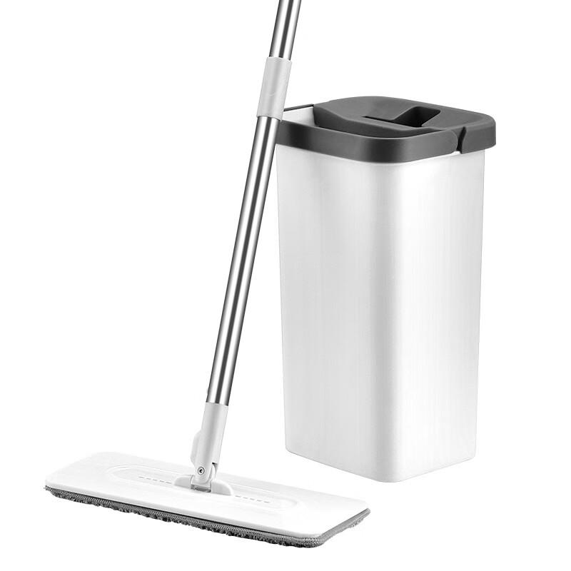 Self-Wringing Flat Mop with Bucket