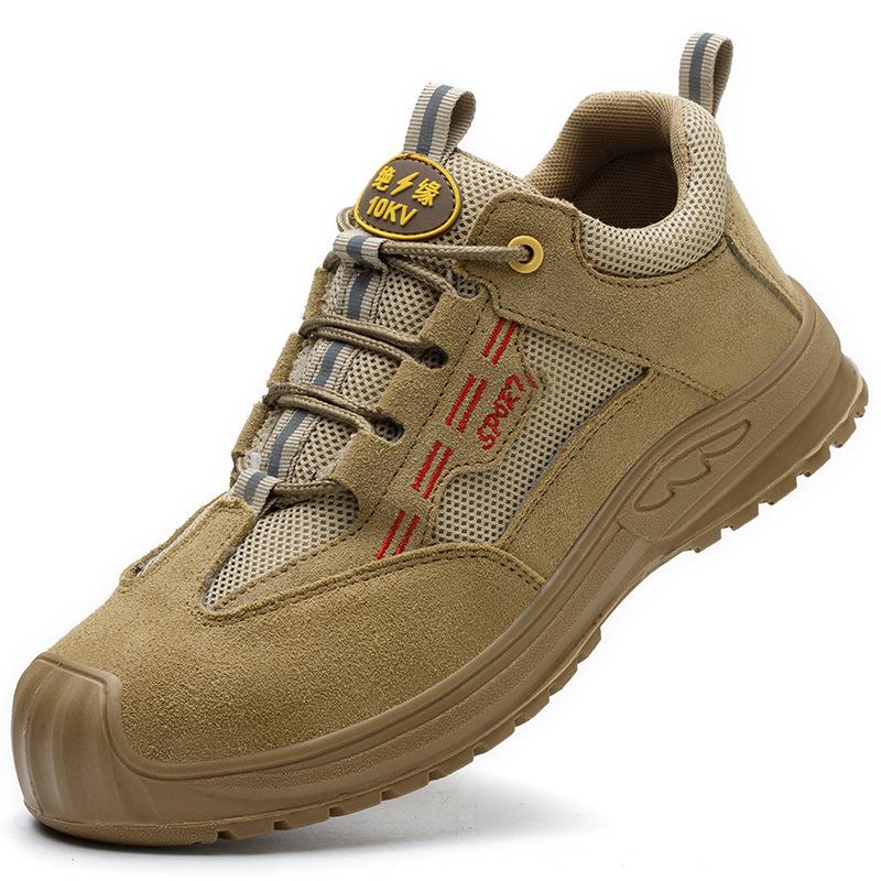 

Insulation 10Kv Safety Shoes Men Anti-Smash Anti Puncture Work Boots Steel Toe Shoes Anti Scalding Welding Shoes Wear-Resisting 36