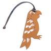 Excellent Bag Charm Petit Ash Parrot Brown Orange Leather Women Used