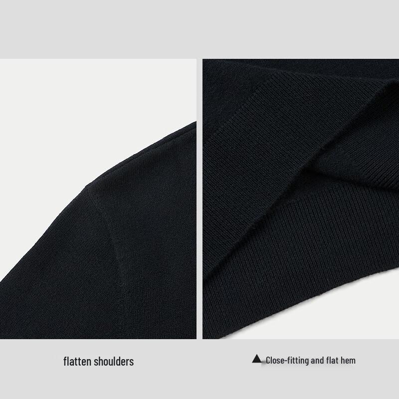 HLA Herren Rollkragen-Pullover aus gebürstem Strick