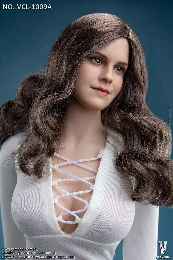 [TOYBARJAPAN] VERYCOOL VCL-1009A Junior Bishoujo Western Beauty Female Head for 1/6 Scale Action Figures (Body and Outfit Not Included)