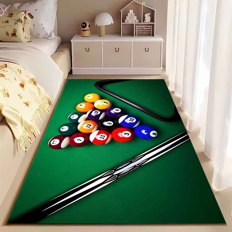 Pool Balls and Snooker Triangle Suitable As a Non-slip Mat for the Living Room or Bedroom Sofa