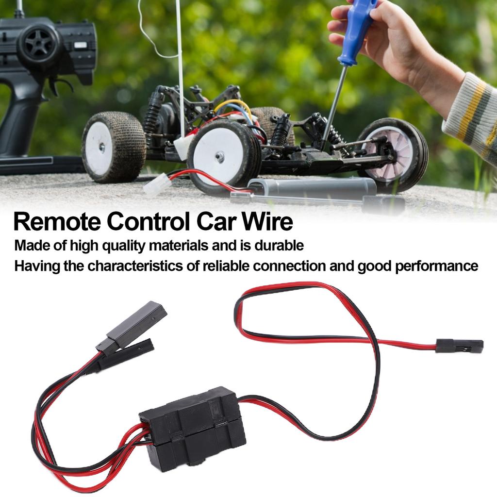 Y Type Cable Durable Playability JR to JST S91 RC Remote Control Car Cable for Remote Control Car