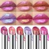 Polarizing Lipstick Starlight Holographic Shimmer Lip Stick Long Lasting Moisturizing Plumping Glitter Metallic Lip Tint Makeup