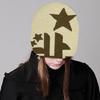 Women Knit Beanie Hats Warm Ear Protector Hat Teens Jacquard Star Handmade Hat