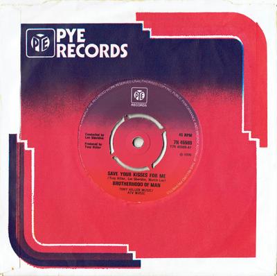 7inch Record BROTHERHOOD OF MAN - Save Your Kisses For Me 7N45569 Pye Records 1976 UK Pop Used