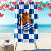 Real Sociedad Print Beach Towel, Large Soft Quick Dry Towel for Beach Camping Swimming