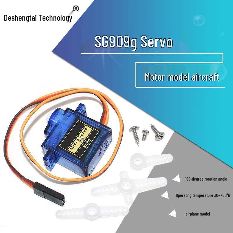 SG90 9g Classic Servo for RC Model Aircraft, 25CM Fixed-wing Remote Control Aircraft.