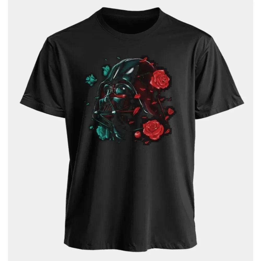 Star Wars Peripheral Print Mens and Womens Crew Neck Tshirt 2025 American Summer Sports Loose and Comfortable Short Sleeves