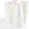 i Cafilas [FP] Disposable Paper Coffee Filters Cups Compatible for K Series Pods Coffee Machine(100 Filters) (White Wood)