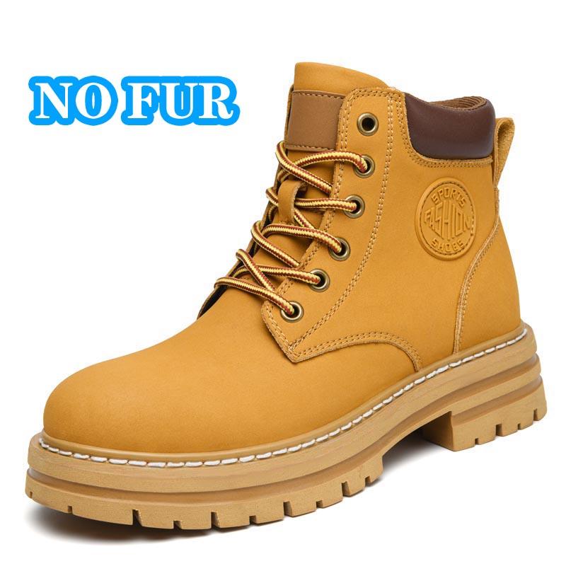 

Fashion Luxury Brand Men High Top Boots High Quality Genuine Leather Shoe Fashion Outdoor Sneakers Man Lace Up Non-Slip Motorcycle Boots 48