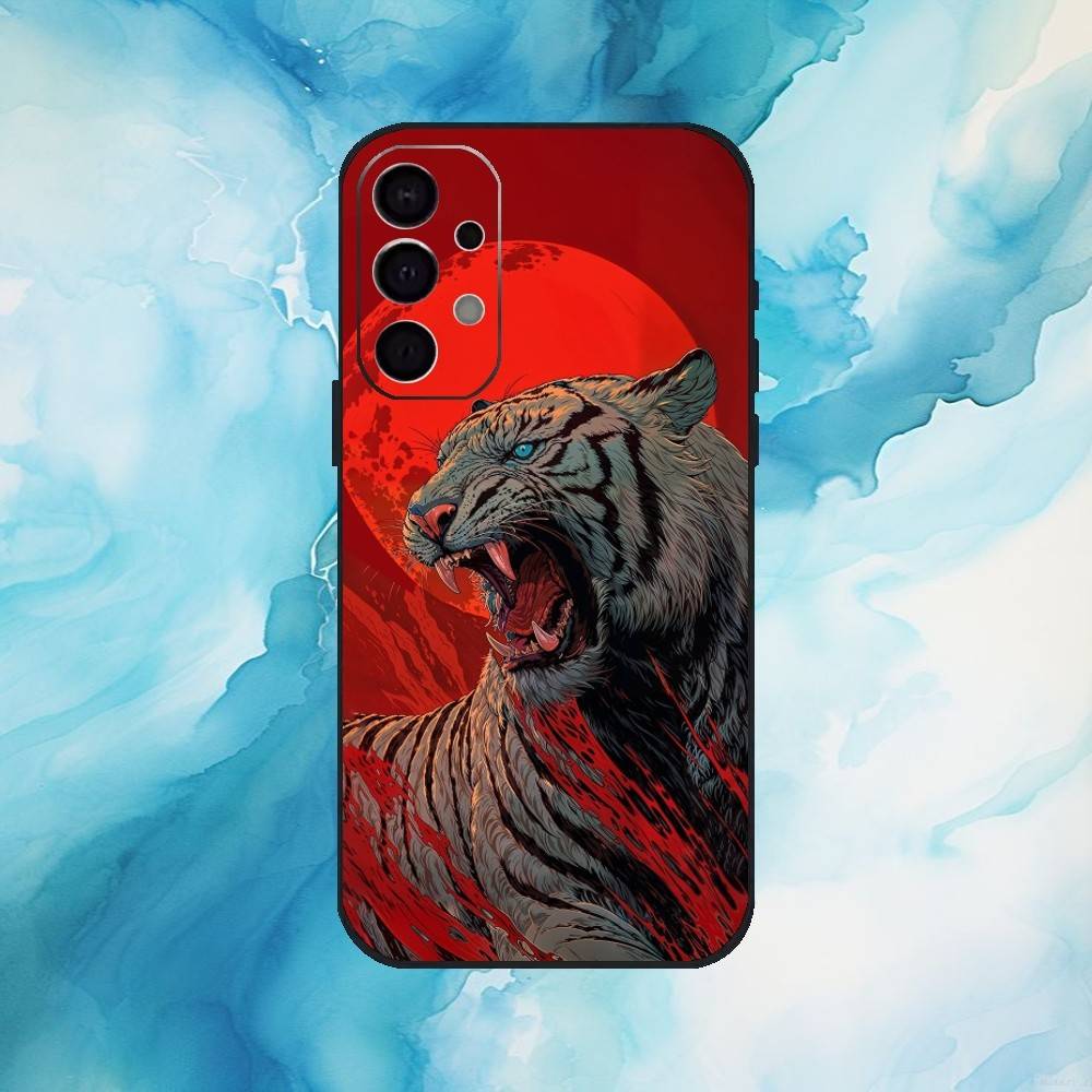 

Mythic Tiger Visions Phone Case For Samsung Galaxy A73,A72,A71,A70,A53,A52,A51,Soft Silicone Black Cover Samsung a30 a20