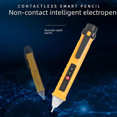 Multifunktioneller Induktions-Spannungsprüfer-Stift: Einstellbar, Berührungslos, LED-Licht, Elektriker-Qualität