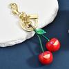 Smiling Cherry Keychain Cherries Bag Pendant Keyring Backpack Decoration Accessories Gifts Women Men Car Key Chains