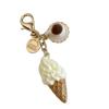 Stylish Original Ice Cream Buckle Keychain Unique Creative Designs Sturdy Alloy Resin Materials for Backpack Decoration
