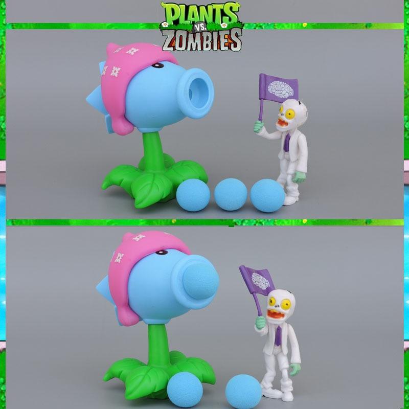 48 styles New Popular Game PVZ Plants vs Zombies Peashooter PVC Action Figure Model Toys Birthday Gift For