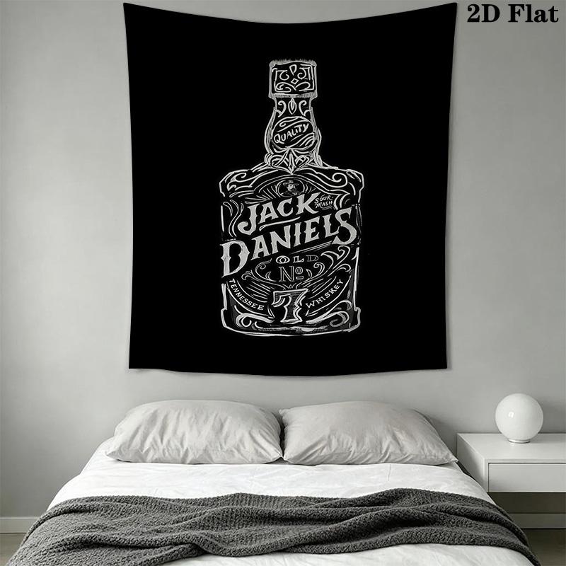 Jack Daniel'S Timeless Tennessee Whiskey Tapestry Fashion Print Background Cloth Wall Covering Decoration Work Of Art Wall Decoration